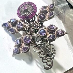 Sterling Silver Gemstone Fairy Ring